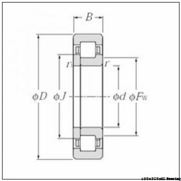 NJ236-E-M1 Roller Bearing Sizes Roller Bearing pdf 180x320x52 mm Cylindrical Roller Bearing NJ236